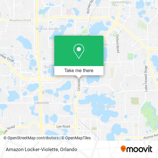 Mapa de Amazon Locker-Violette