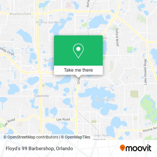 Floyd's 99 Barbershop map