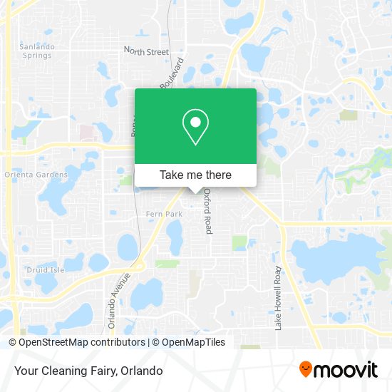 Your Cleaning Fairy map