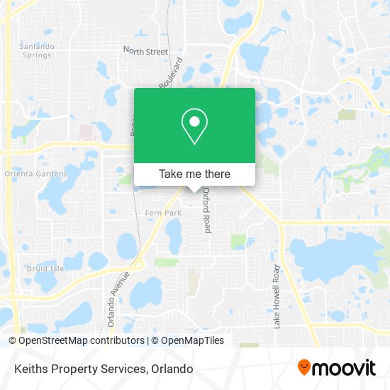 Keiths Property Services map