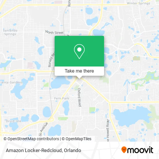 Amazon Locker-Redcloud map