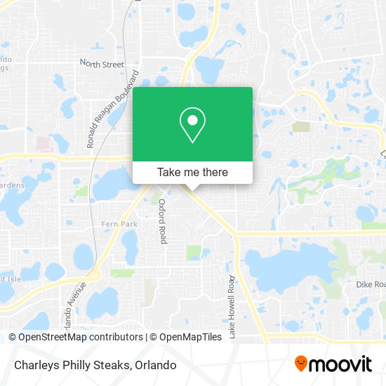 Charleys Philly Steaks map