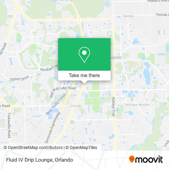Fluid IV Drip Lounge map