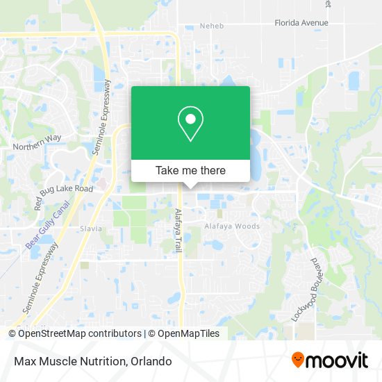 Max Muscle Nutrition map