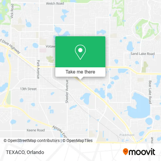 Mapa de TEXACO
