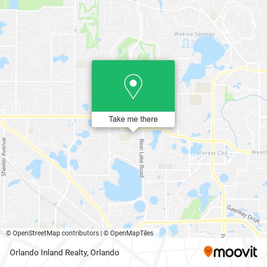 Mapa de Orlando Inland Realty