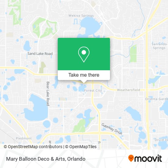 Mary Balloon Deco & Arts map