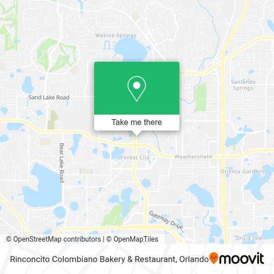 Rinconcito Colombiano Bakery & Restaurant map
