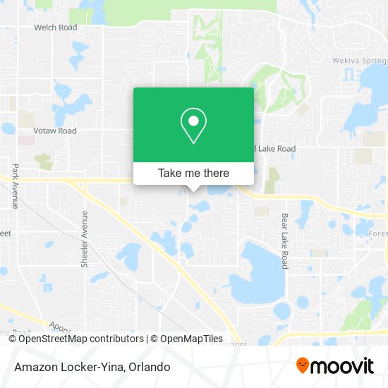 Amazon Locker-Yina map