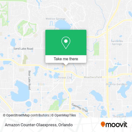 Amazon Counter-Olaexpress map