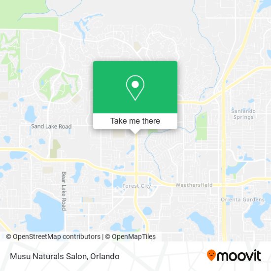 Musu Naturals Salon map