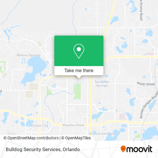 Bulldog Security Services map