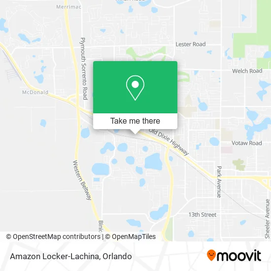 Amazon Locker-Lachina map