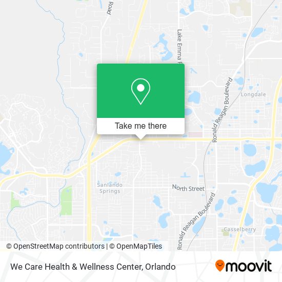 Mapa de We Care Health & Wellness Center