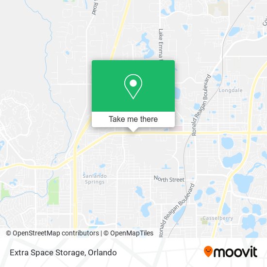 Mapa de Extra Space Storage