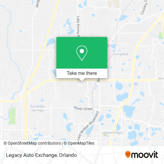 Legacy Auto Exchange map