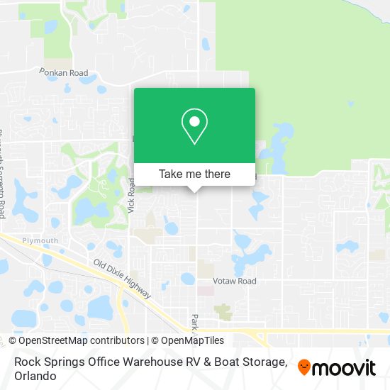 Mapa de Rock Springs Office Warehouse RV & Boat Storage
