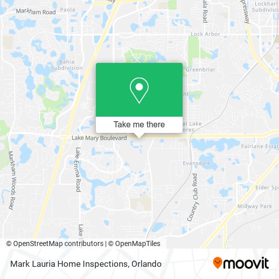 Mapa de Mark Lauria Home Inspections