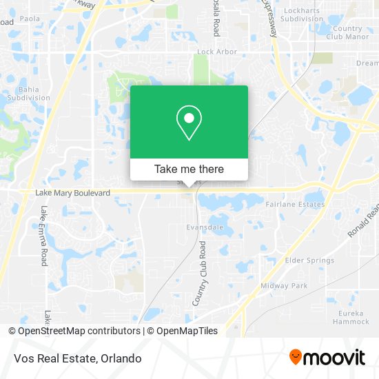 Vos Real Estate map