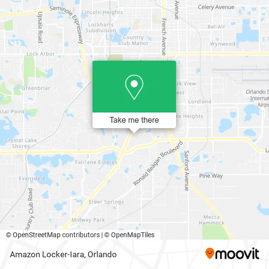 Mapa de Amazon Locker-Iara