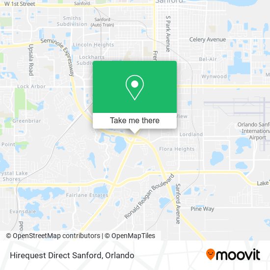 Hirequest Direct Sanford map