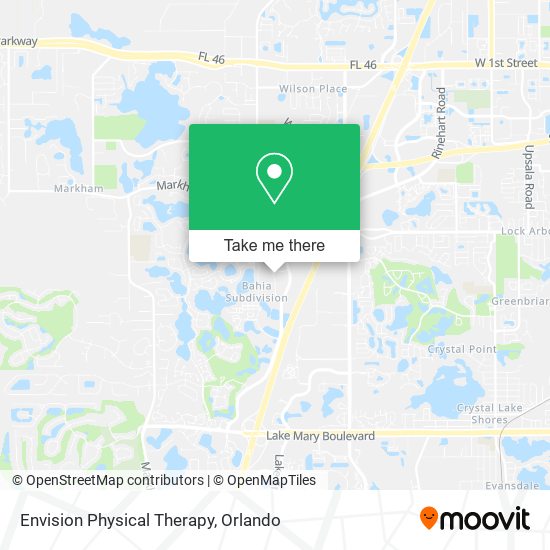 Envision Physical Therapy map