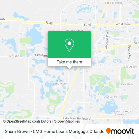 Sherri Brown - CMG Home Loans Mortgage map
