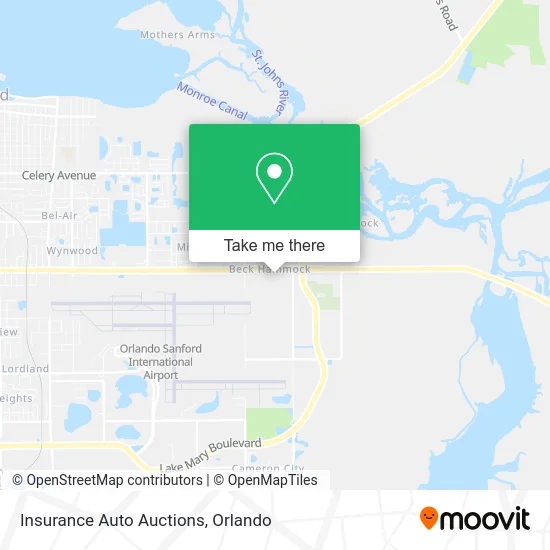 Insurance Auto Auctions map