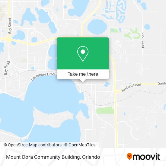 Mount Dora Community Building map