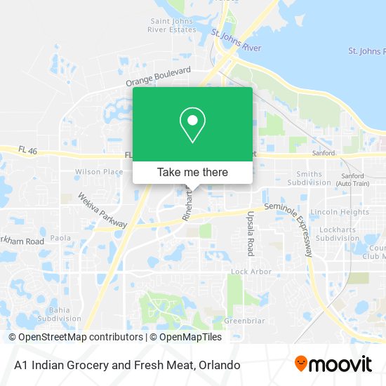 Mapa de A1 Indian Grocery and Fresh Meat