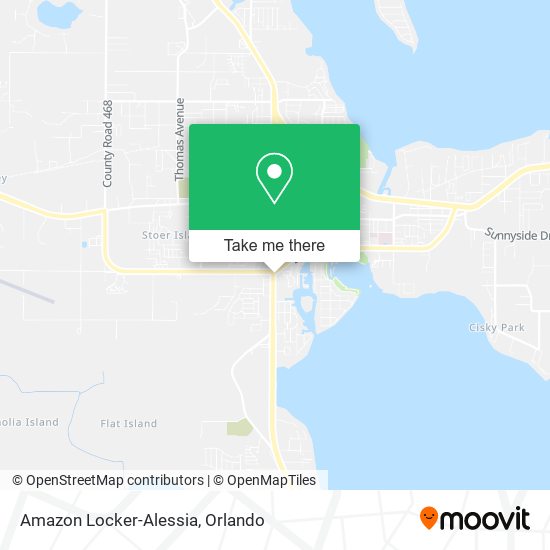 Mapa de Amazon Locker-Alessia