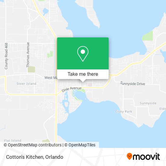 Mapa de Cotton's Kitchen