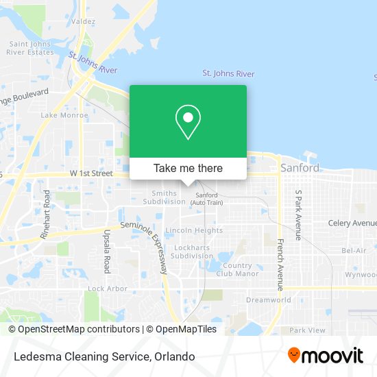 Ledesma Cleaning Service map