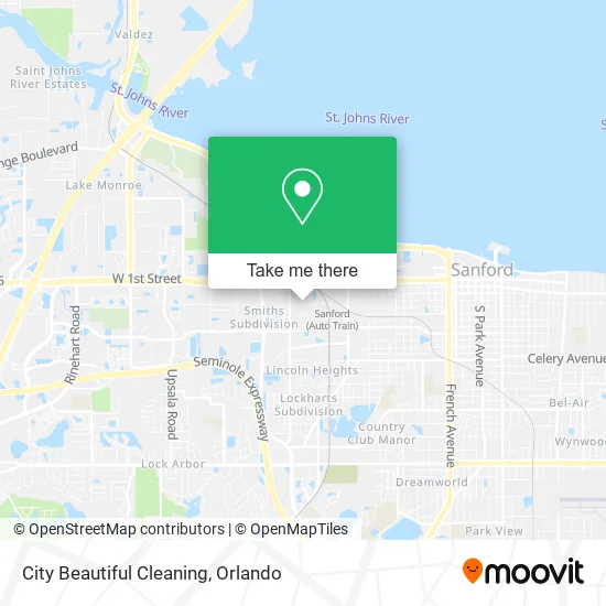City Beautiful Cleaning map