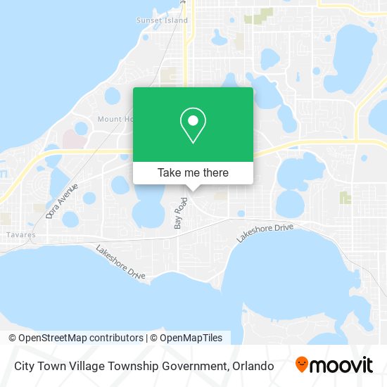 City Town Village Township Government map