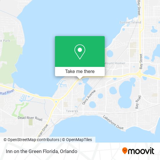 Inn on the Green Florida map