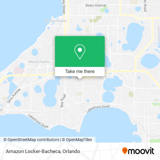 Mapa de Amazon Locker-Bacheca