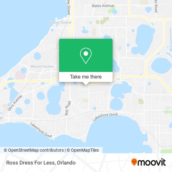 Mapa de Ross Dress For Less