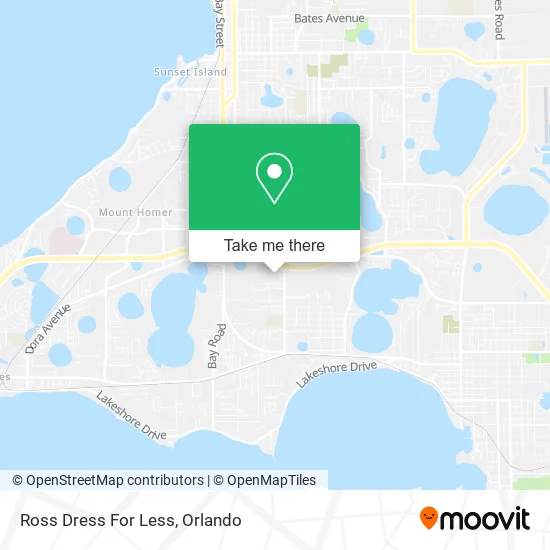 Ross Dress For Less map