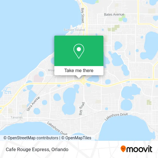 Cafe Rouge Express map