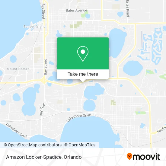 Amazon Locker-Spadice map
