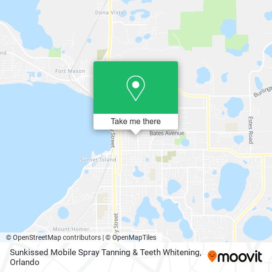 Sunkissed Mobile Spray Tanning & Teeth Whitening map