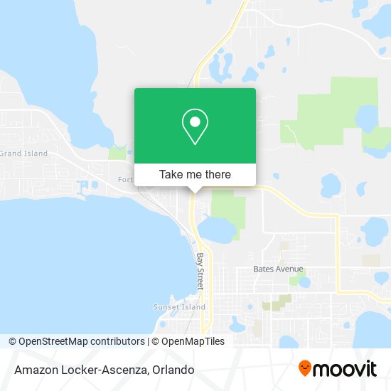 Amazon Locker-Ascenza map
