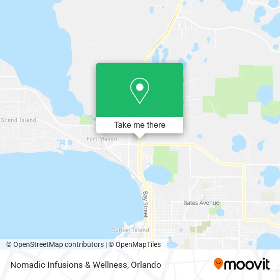 Nomadic Infusions & Wellness map