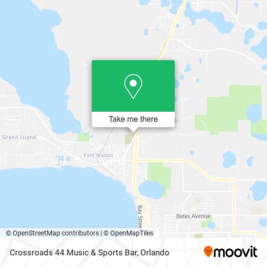 Mapa de Crossroads 44 Music & Sports Bar