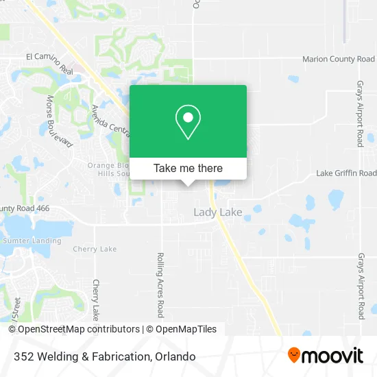 Mapa de 352 Welding & Fabrication