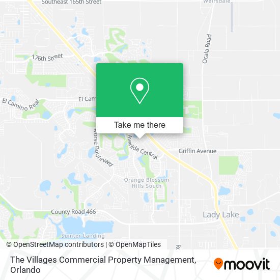 Mapa de The Villages Commercial Property Management