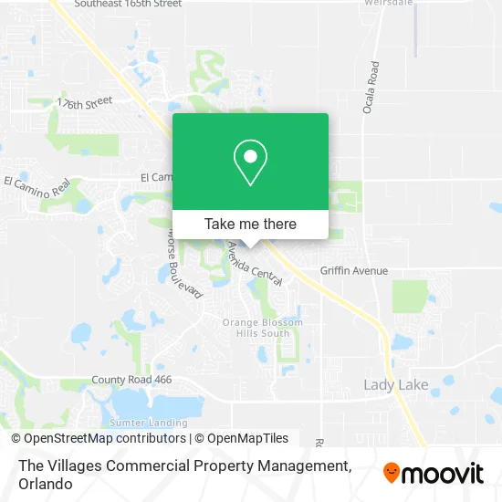 The Villages Commercial Property Management map