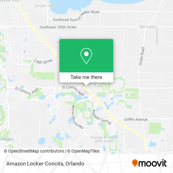 Amazon Locker-Concita map