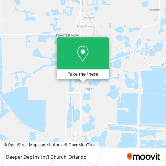 Deeper Depths Int'l Church map